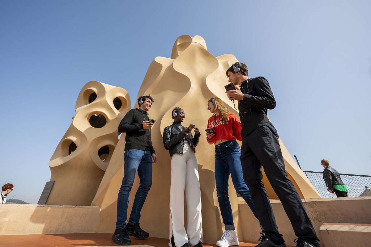 visit pedrera by day roof terrace sky